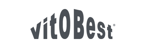 Logo de vitOBest, marca con la que ha trabajado Solvenzon